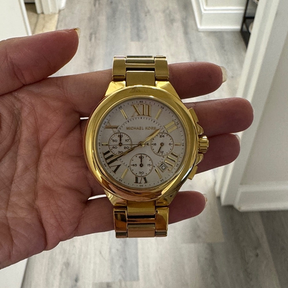 Michael Kors Gold Chronograph Watch